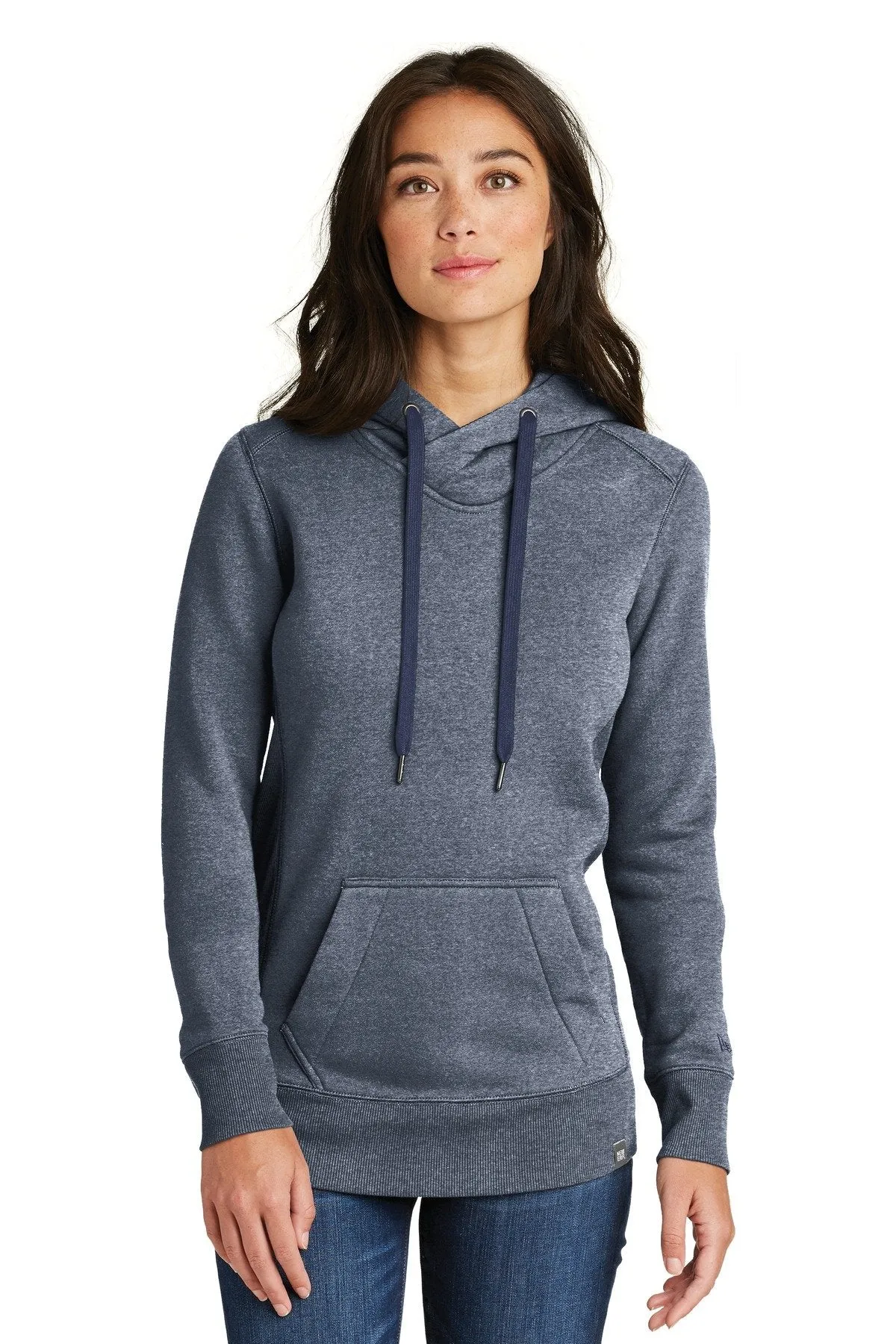 New Era Ladies French Terry Pullover Hoodie LNEA500 True Navy Twist