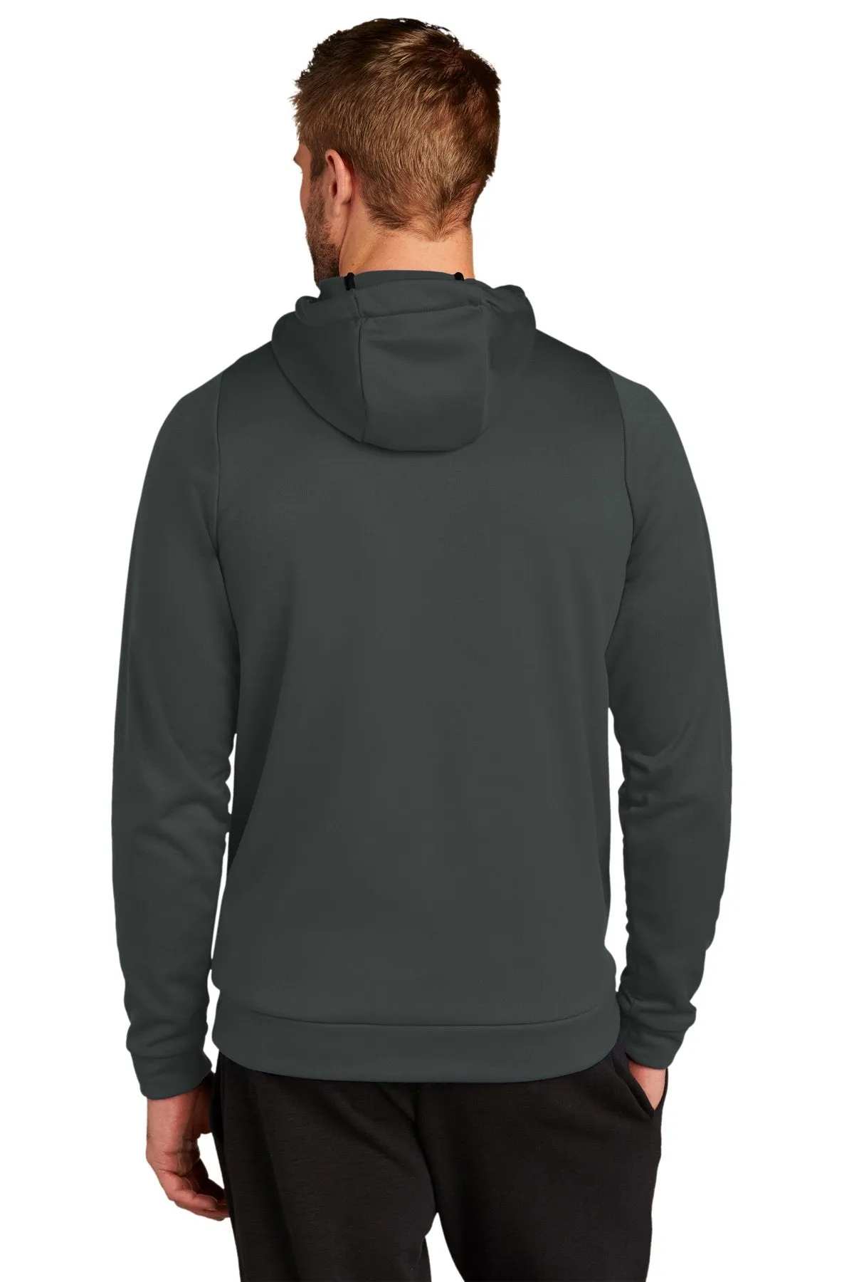 Nike Therma-FIT Pullover Fleece Hoodie Team Anthracite CN9473