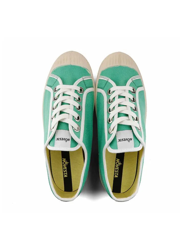 Novesta Star Master Trainer Contrast Piping 50 Green 10 White / 106 Ecru