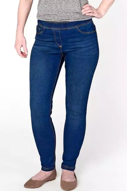 OMG Skinny Ankle Jean in Dark Denim