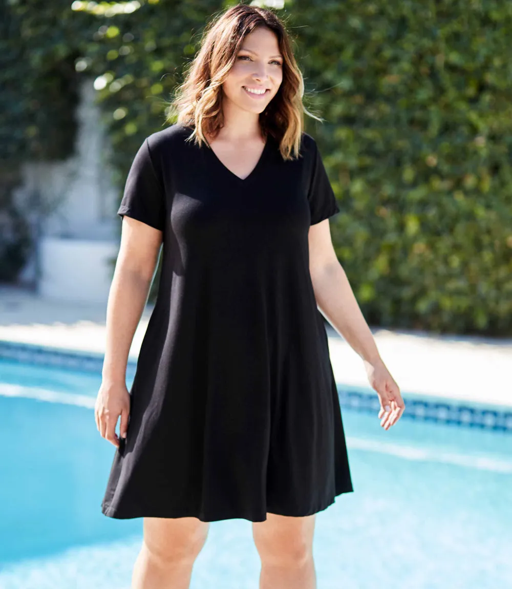 Plus Size Quinn V-Neck Pocket Dress