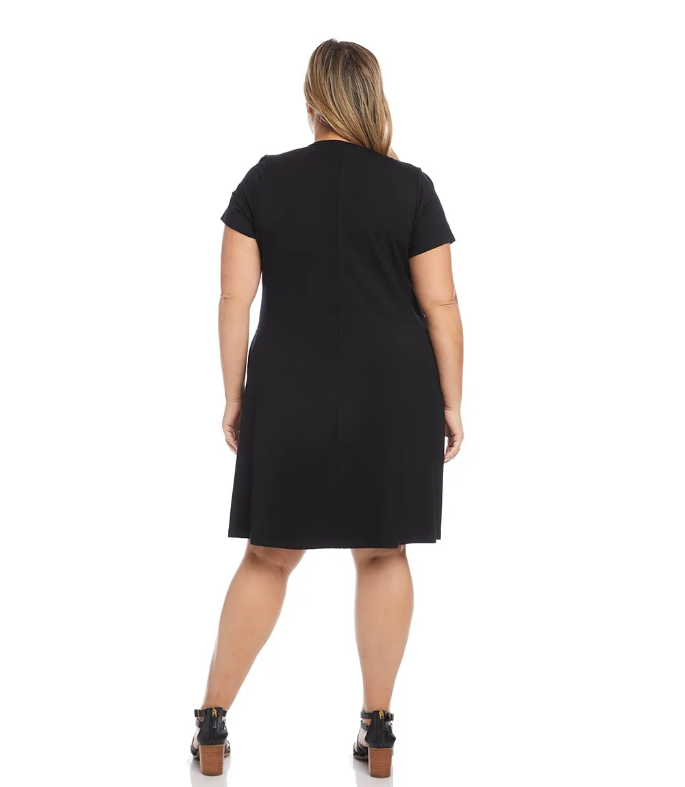 Plus Size Quinn V-Neck Pocket Dress