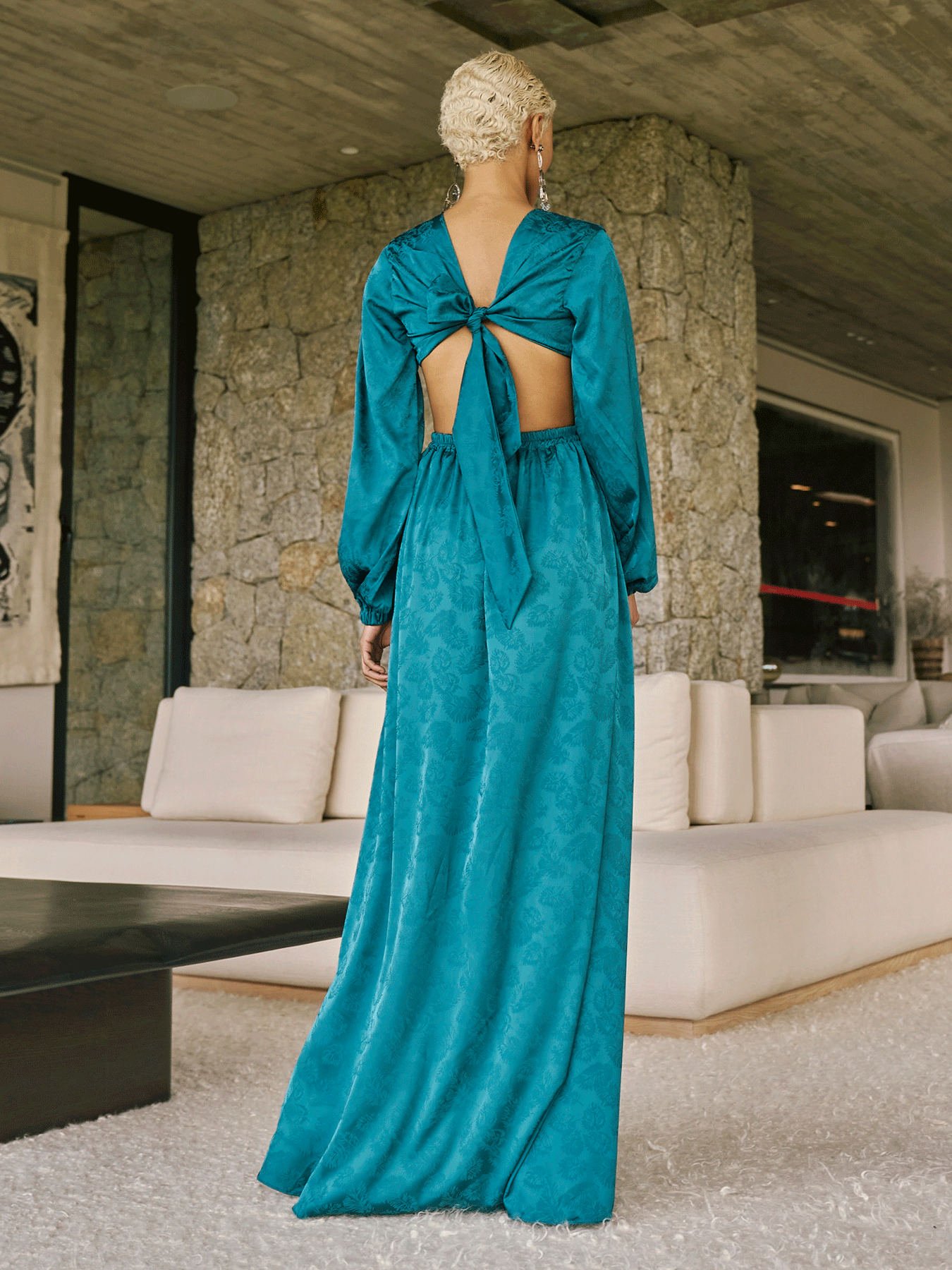 Rahma Dress - Zeen Teal