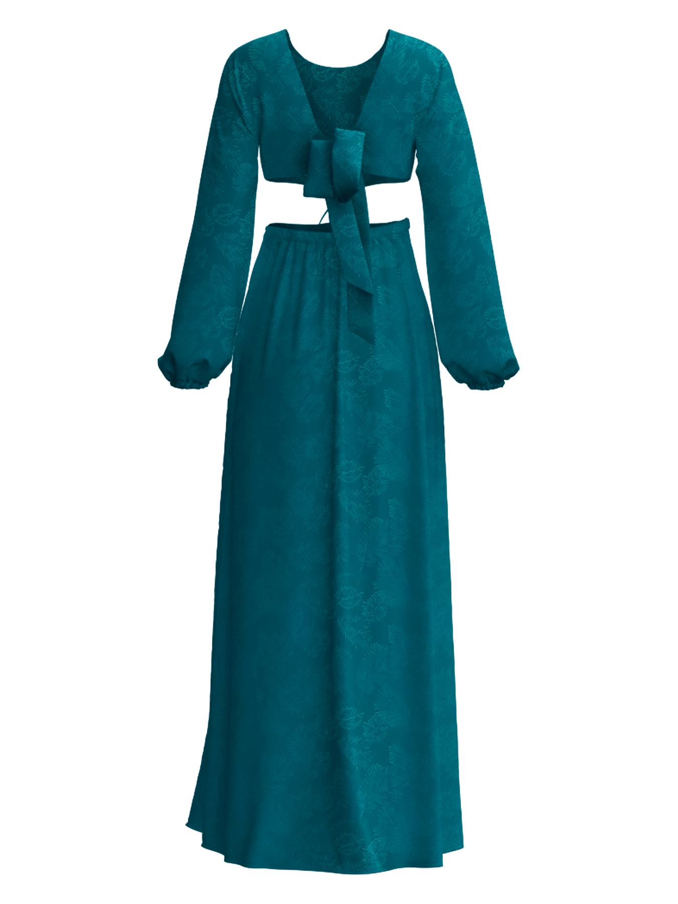 Rahma Dress - Zeen Teal