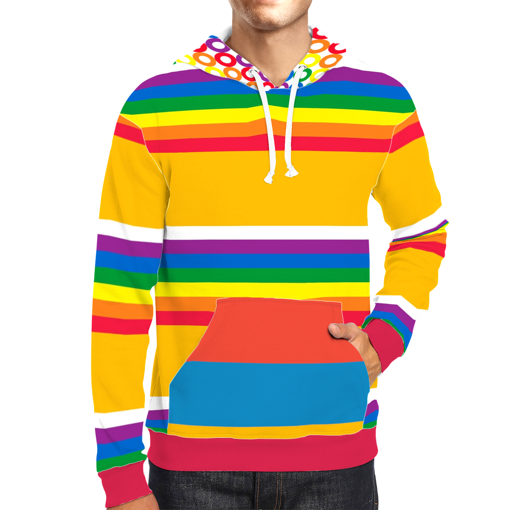 Rainbow Romper Room Unisex Pullover Hoodie