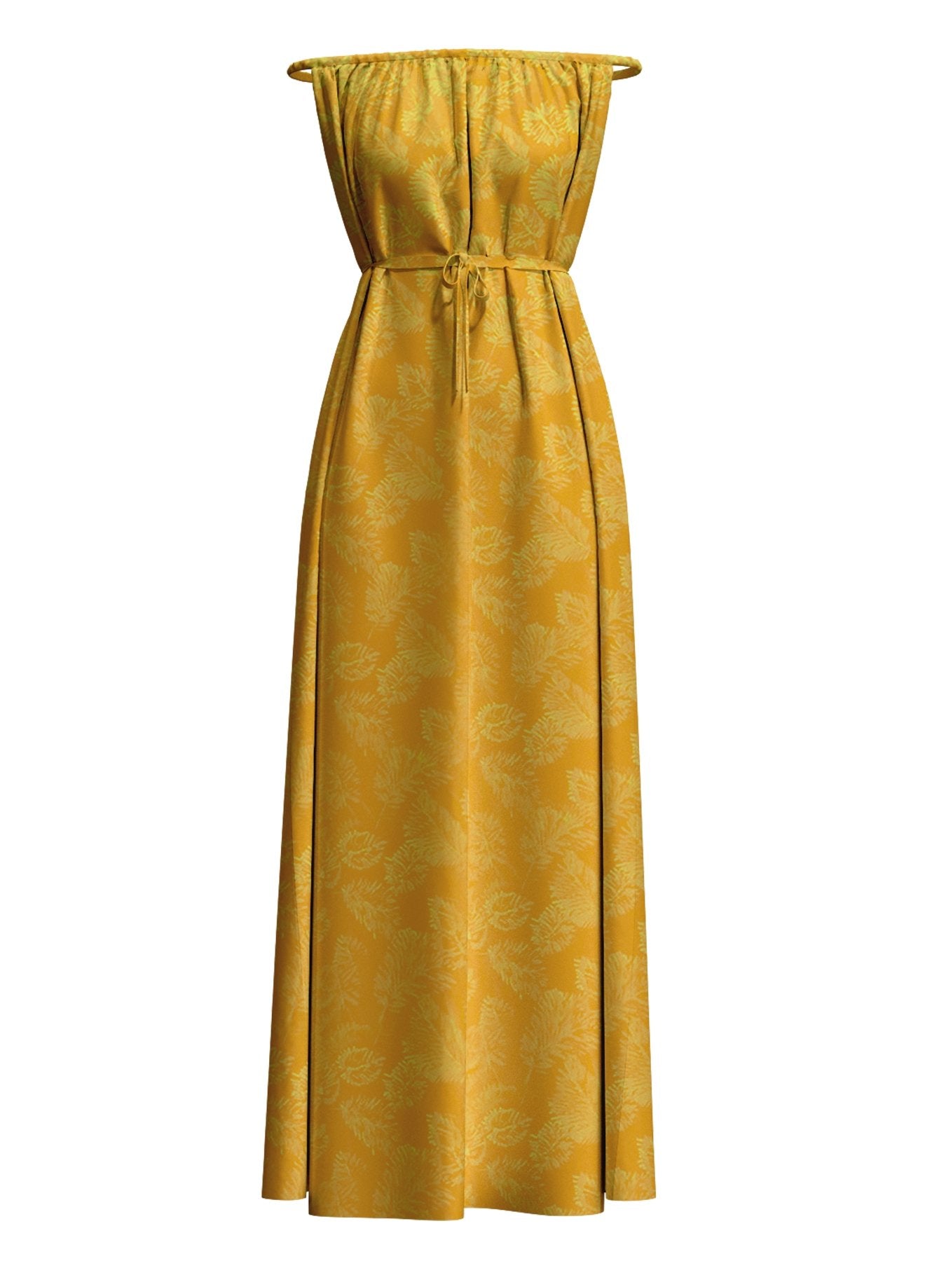 Rhea Dress - Zeen Mustard