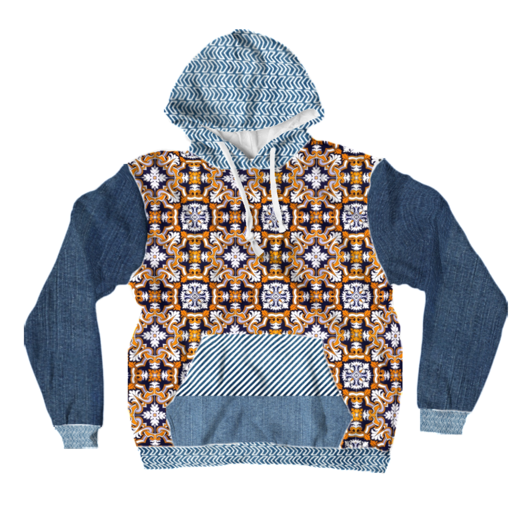 Rustica Denim Unisex Pullover Hoody