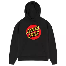 Santa Cruz Classic Dot Youth Hoodie Black