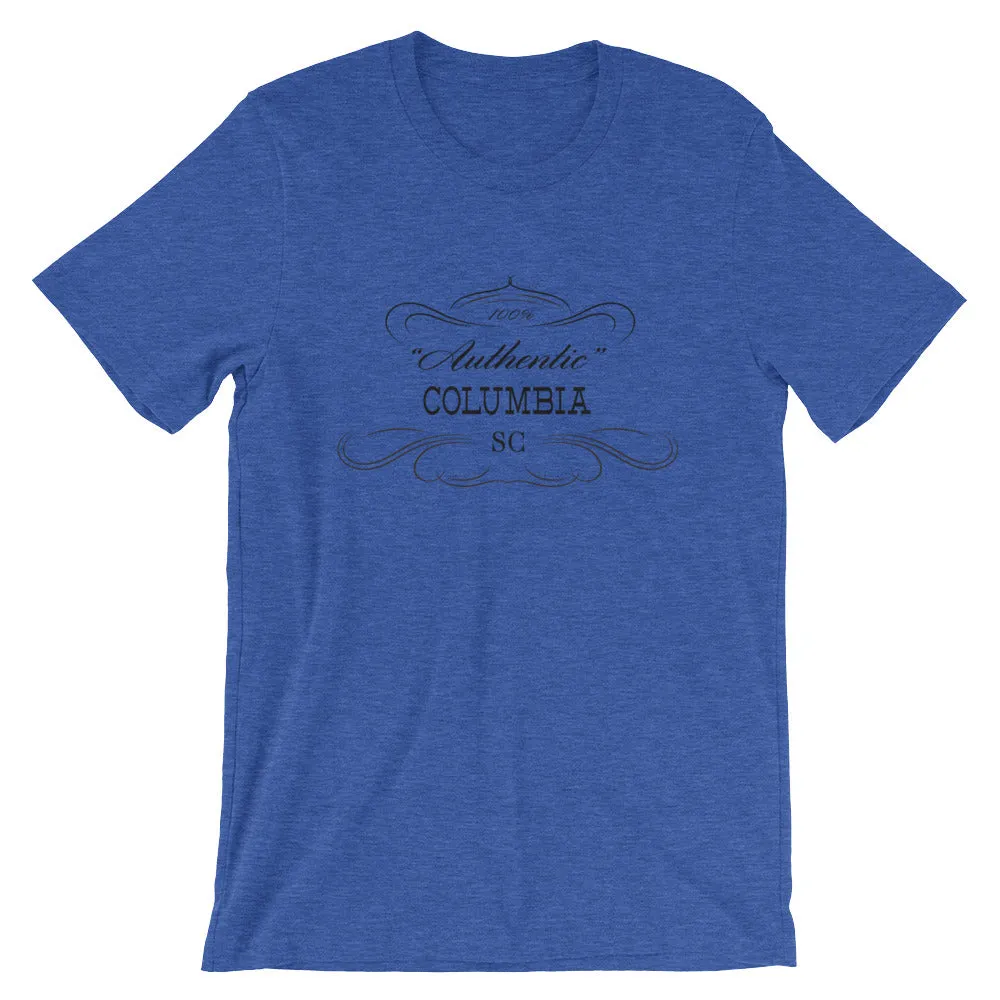 South Carolina - Columbia SC - Short-Sleeve Unisex T-Shirt - Authentic