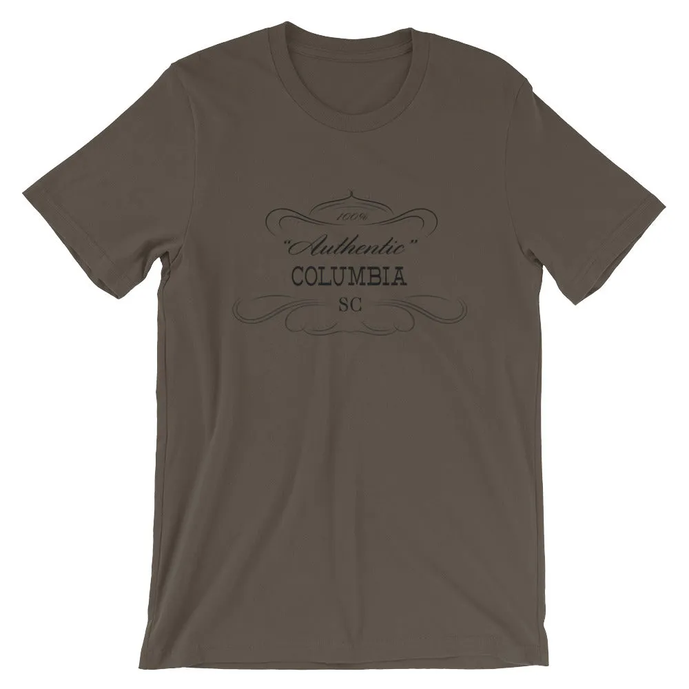 South Carolina - Columbia SC - Short-Sleeve Unisex T-Shirt - Authentic