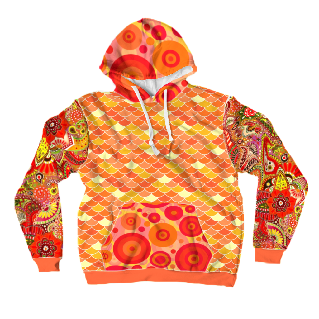 Tangerine Kiss Unisex Pullover Hoody