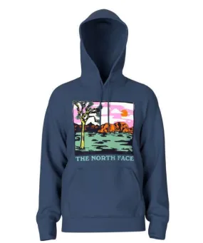 The North Face Men’s Graphic Injection Hoodie – Shady Blue/Wasabi