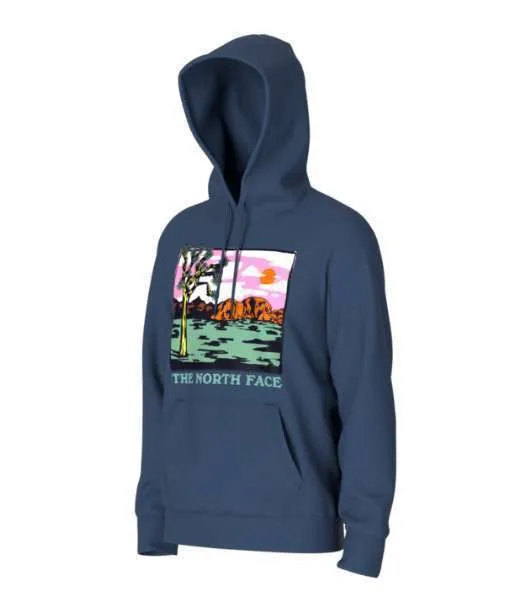 The North Face Men’s Graphic Injection Hoodie – Shady Blue/Wasabi