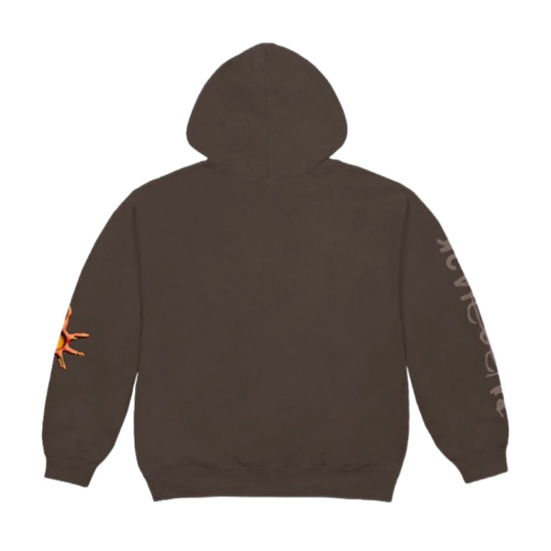 Travis Scott Reverse Dog Brown Zip Up Hoodie