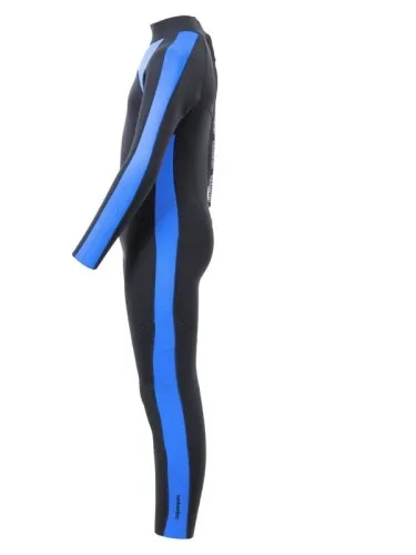 Two Bare Feet Flare 2.5mm Junior Wetsuit (Black/Blue)  The Junior Flare Full wetsuit features one of our stretchiest neoprene co