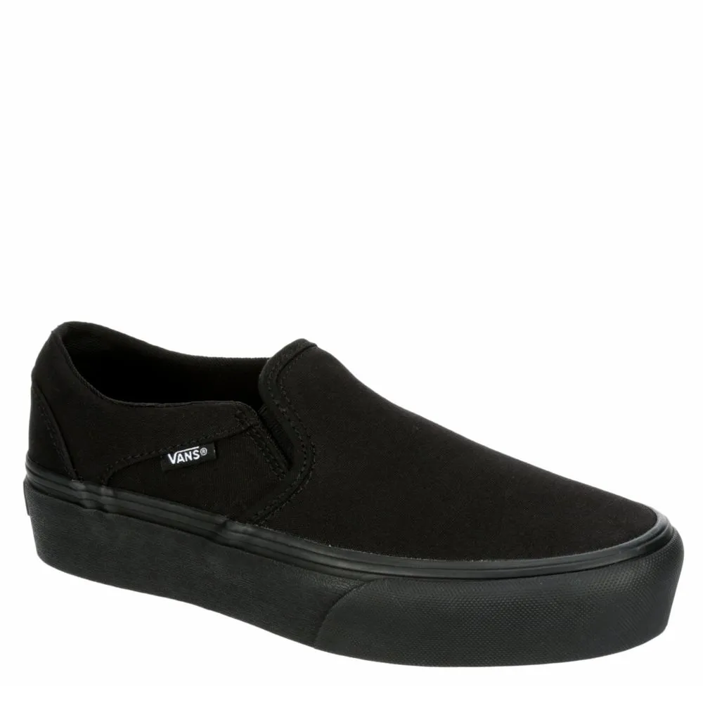 VANS  WOMENS ASHER PLATFORM SLIP ON SNEAKER