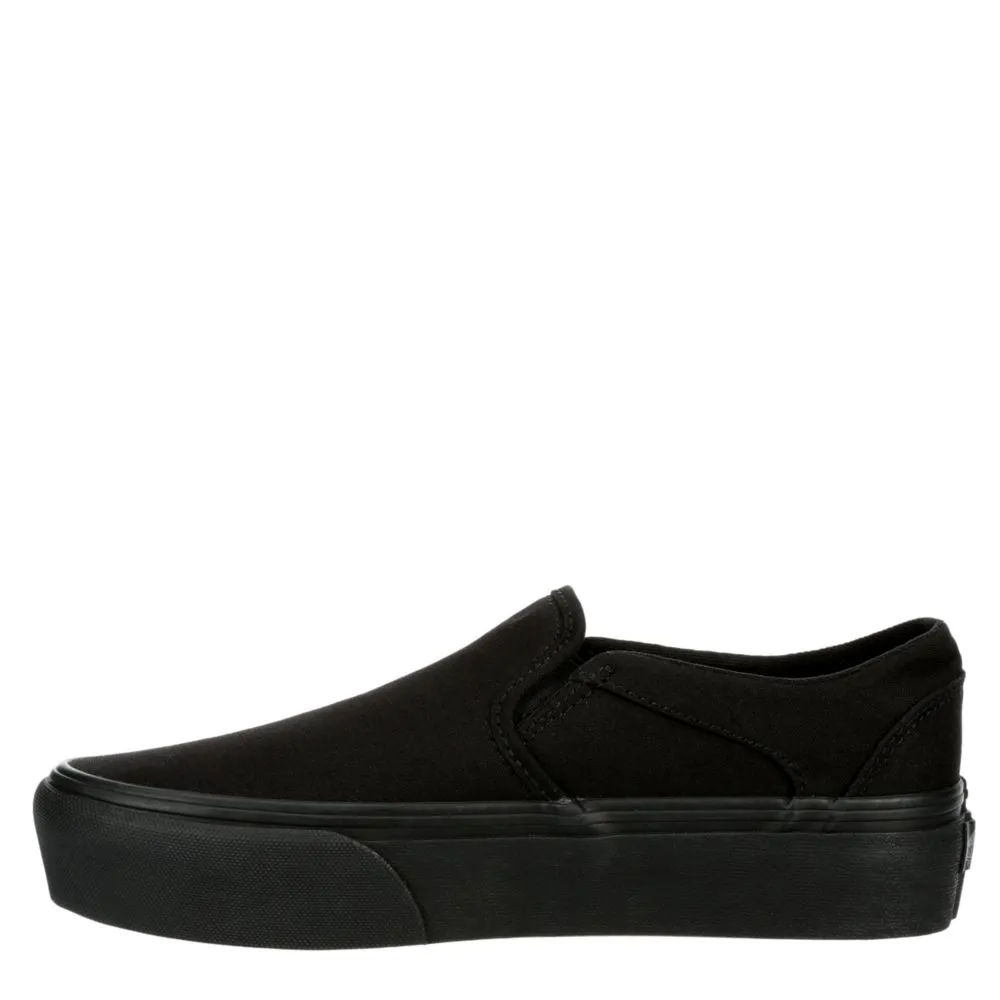 VANS  WOMENS ASHER PLATFORM SLIP ON SNEAKER