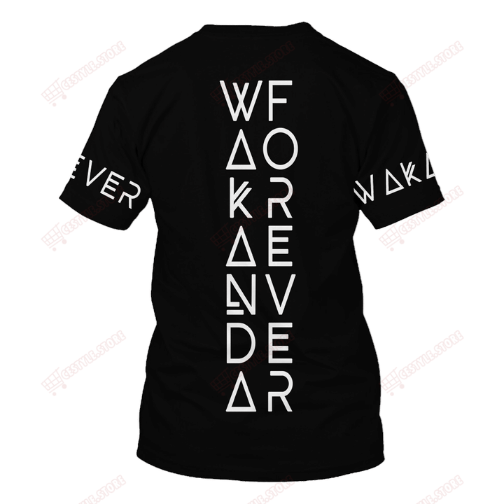 WAKANDA FOREVER R.I.P T-SHIRT/HOODIE/ZIP 3D