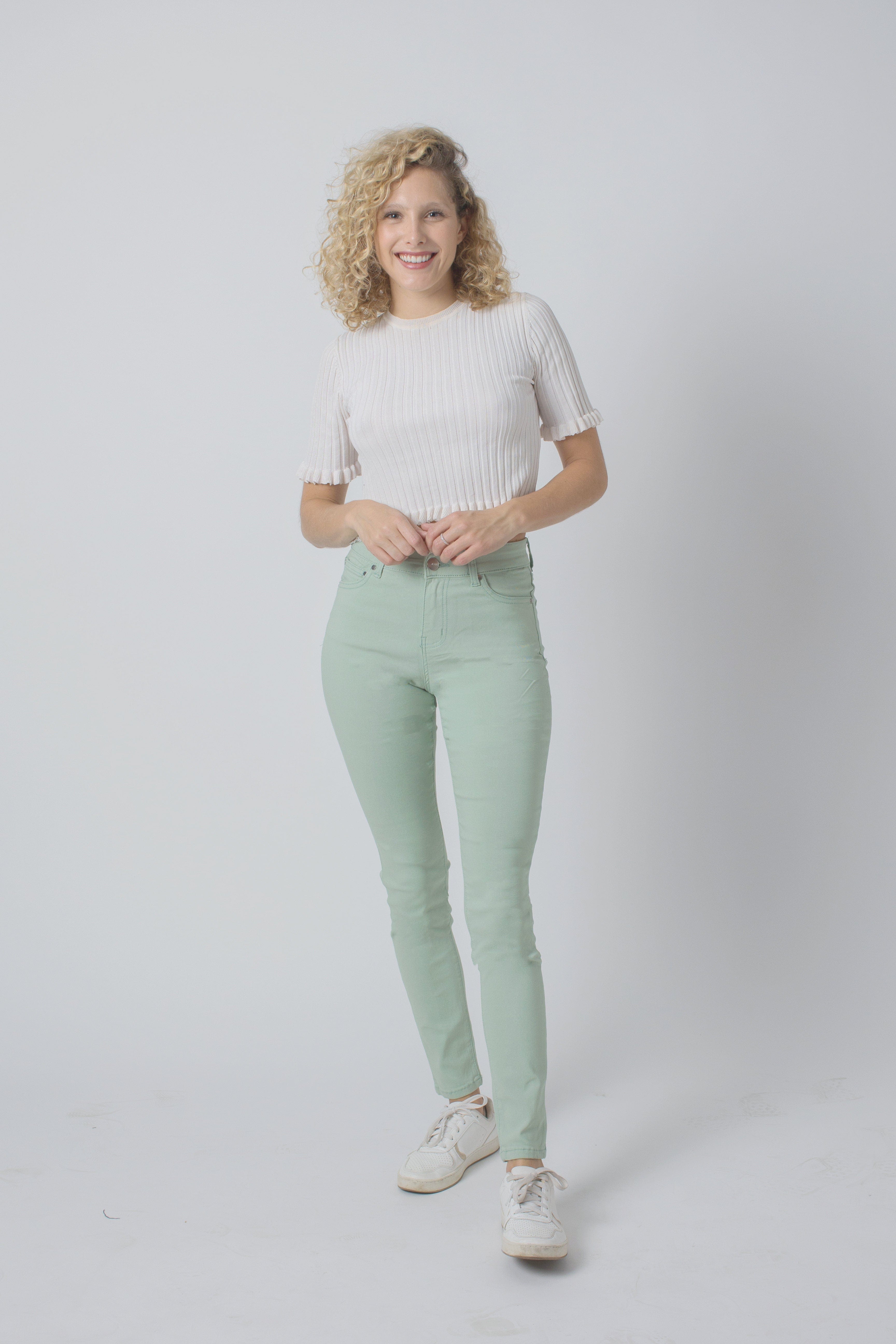 Wakee Denim Stretch Jegging Jean Skinny - Mint