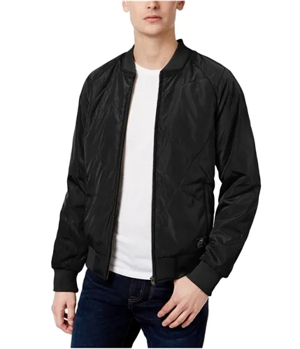 William Rast Mens Zane Quilted Bomber Jacket