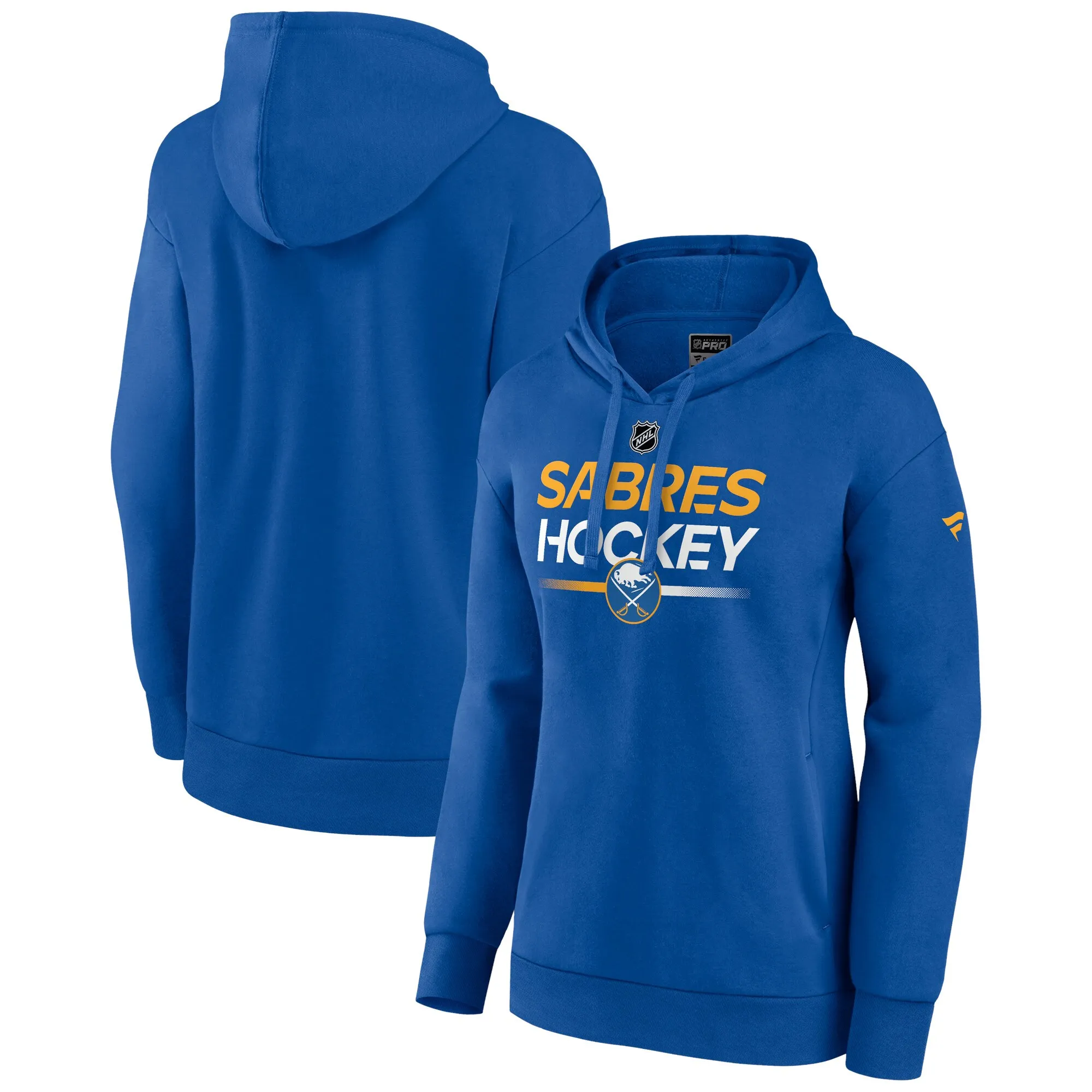 Women's Buffalo Sabres  Fanatics Royal Authentic Pro Pullover Hoodie