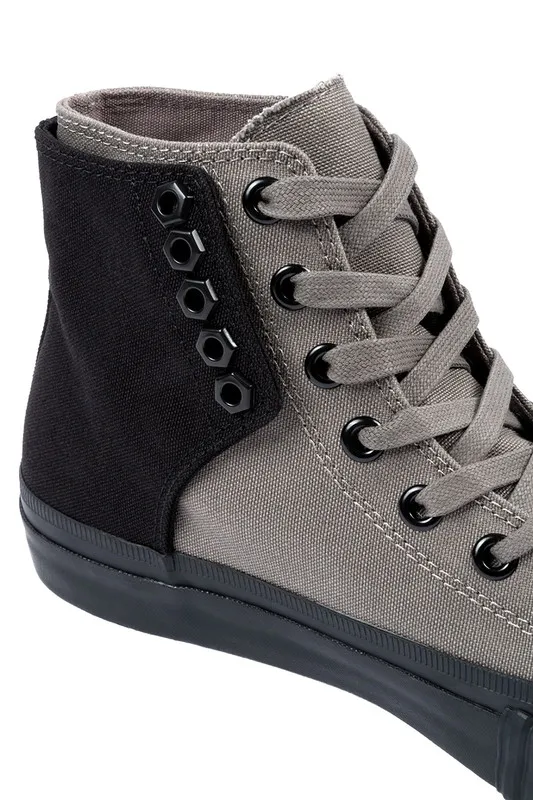 Yohji Yamamoto Layered Canvas High Top Sneaker